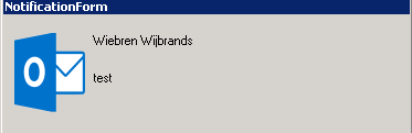 Notification popup new email outlook 2016 for a shared mailbox
